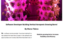 ASC Magazine, Okt. 2015 – Software Developer Building Vertical Aeroponic Growing Barrel