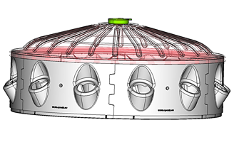 Sprinkler Dome Lid for robust Precision Irrigation